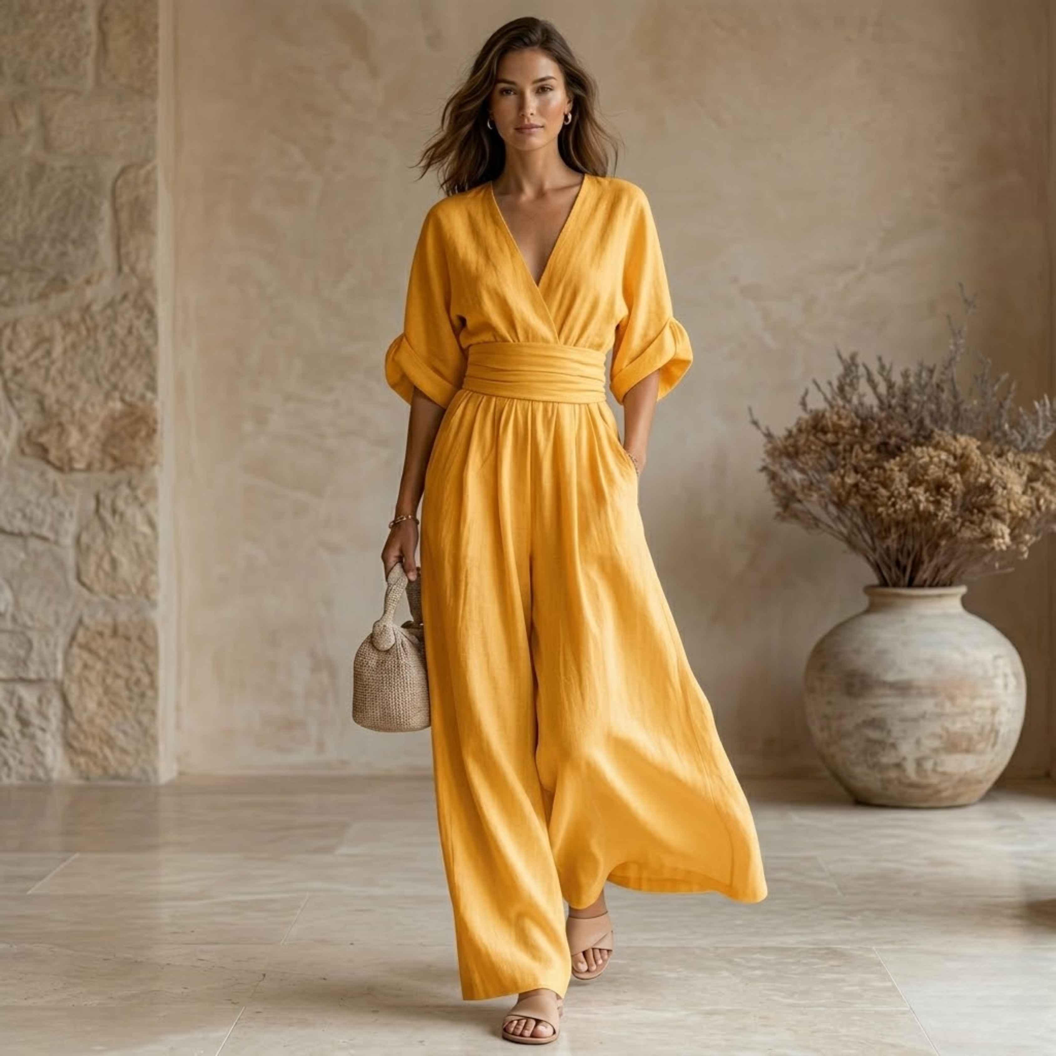 Lara | Módní dámský overal elegantní