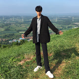 Marek - Ležérní pánské kalhoty v korejském stylu