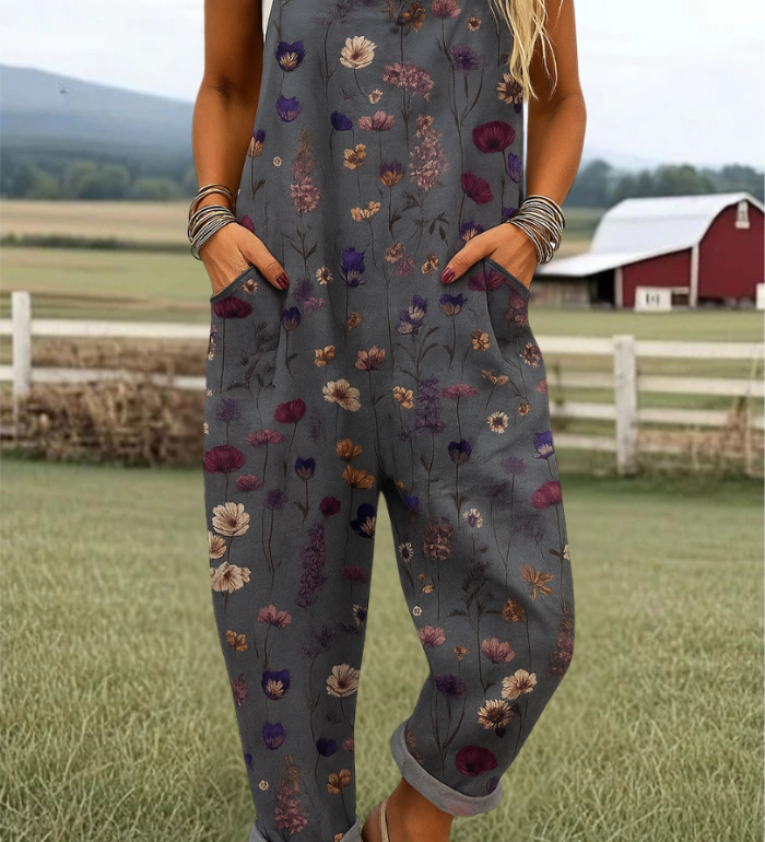 Heidi | Stylový overal s vintage potiskem