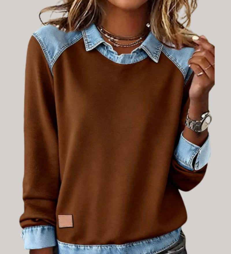 Tereza - Moderní chic pletený top