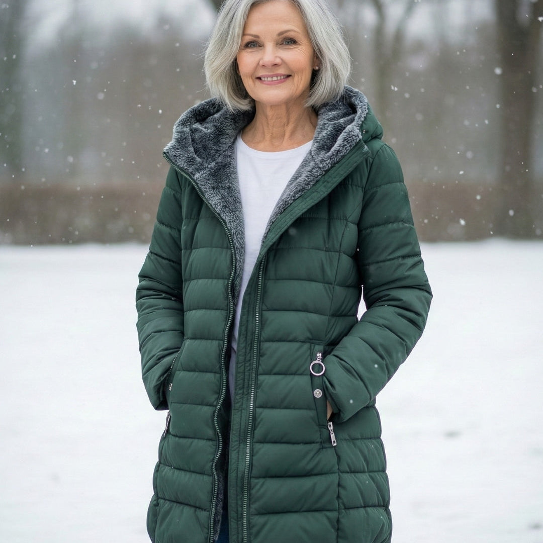 Denisa — Elegantní, pohodlná a teplá prošívaná bunda