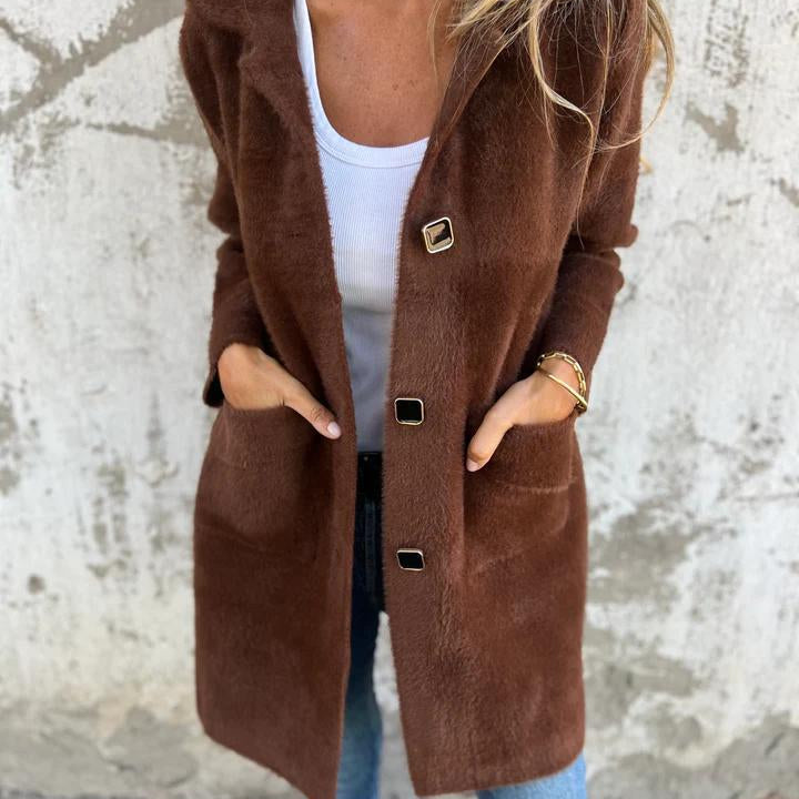 Eva — Elegantní dlouhý kabát na každý den