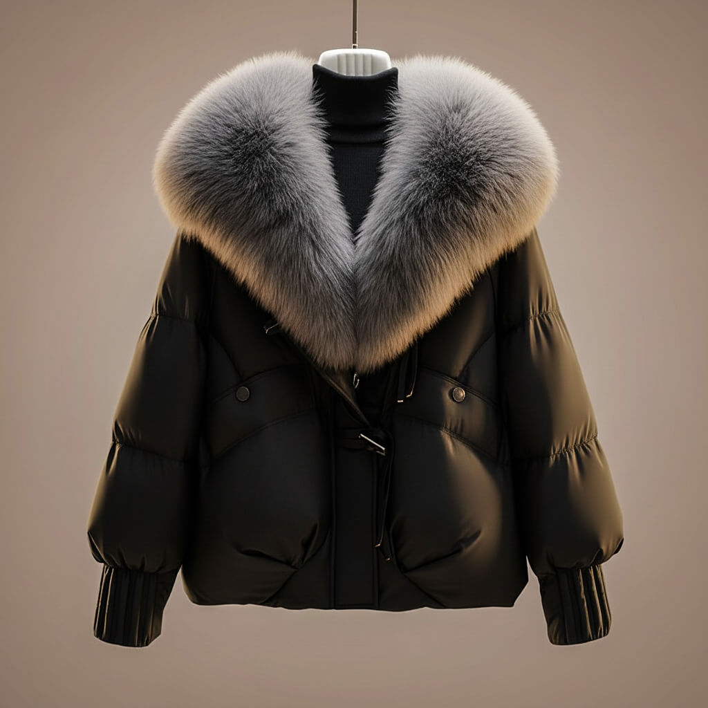 Šárka — Elegantní kabát s výrazným límcem