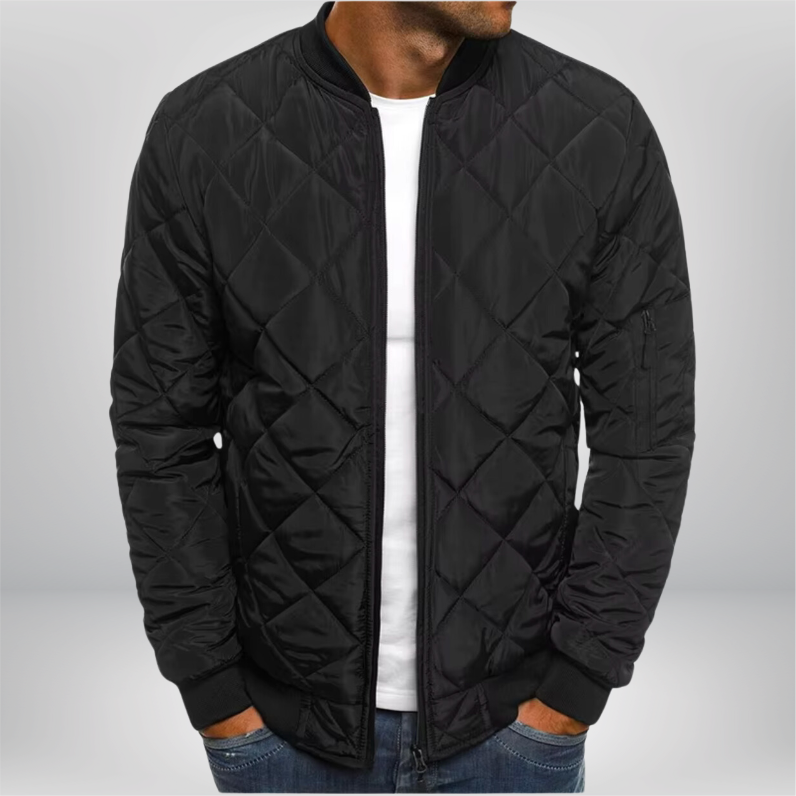 William – Prémiová prošívaná bomber bunda