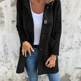 Eva — Elegantní dlouhý kabát na každý den