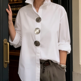 Lucie - Elegantní blůza ze směsi hedvábí a bavlny