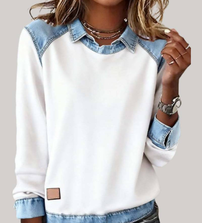 Tereza - Moderní chic pletený top