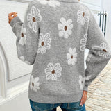 Kristýna - Elegantní nadčasový květinový cardigan