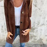 Eva — Elegantní dlouhý kabát na každý den