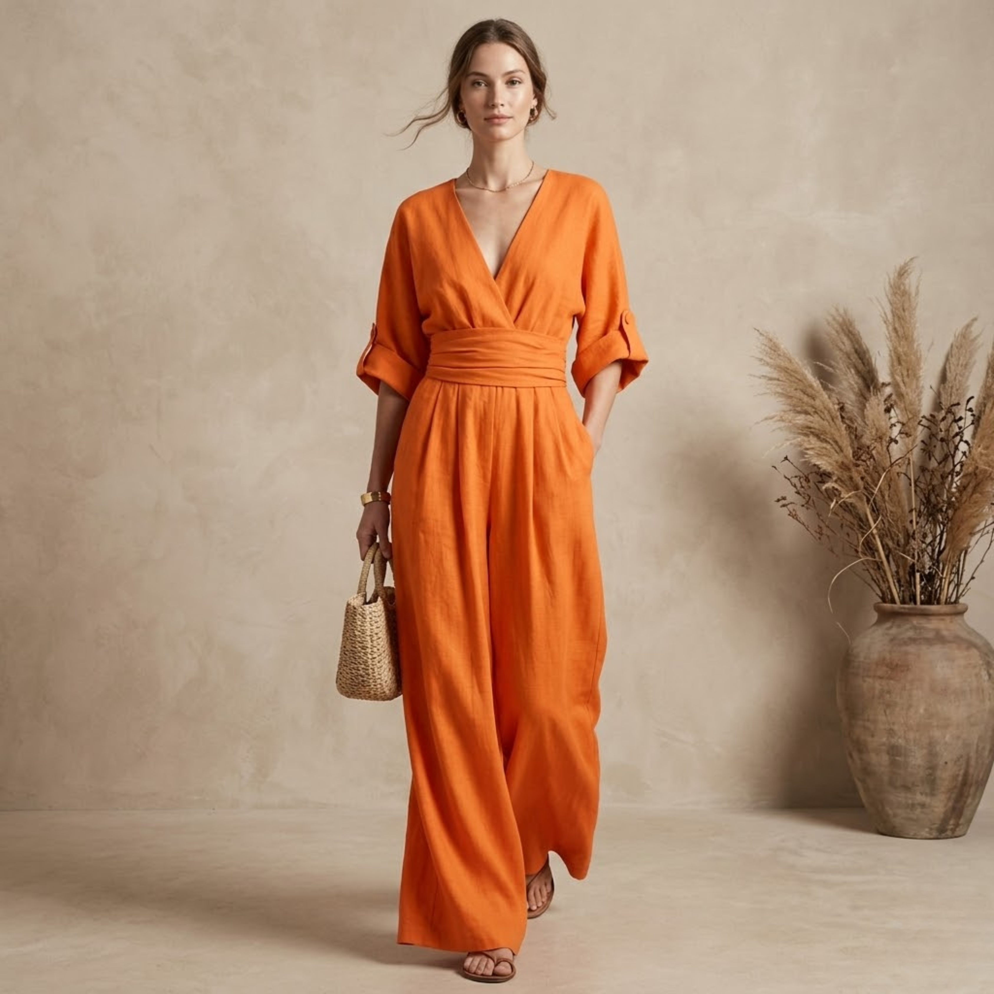 Lara | Módní dámský overal elegantní