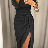 Natália - Elegantní šaty s odhalenými rameny