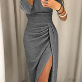 Natália - Elegantní šaty s odhalenými rameny