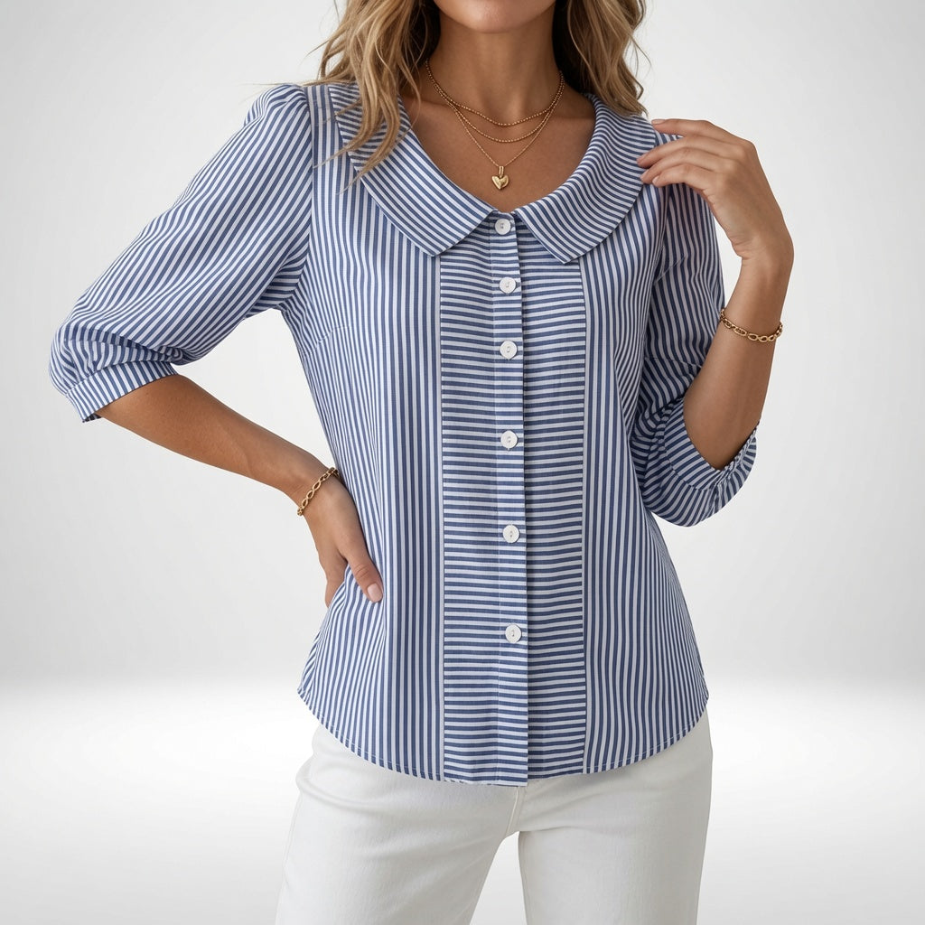 Monika - Elegantní blůza s balónovými rukávy