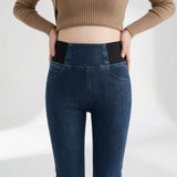 Lucie - Vysoké pohodlné skinny džíny