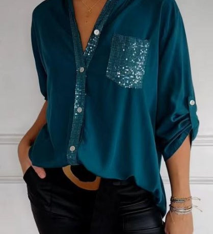 Natálie - Elegantní top s jasnými detaily
