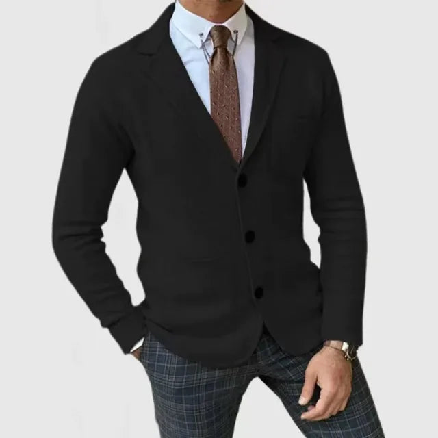 Bren – Casual slim blazer s kapsami