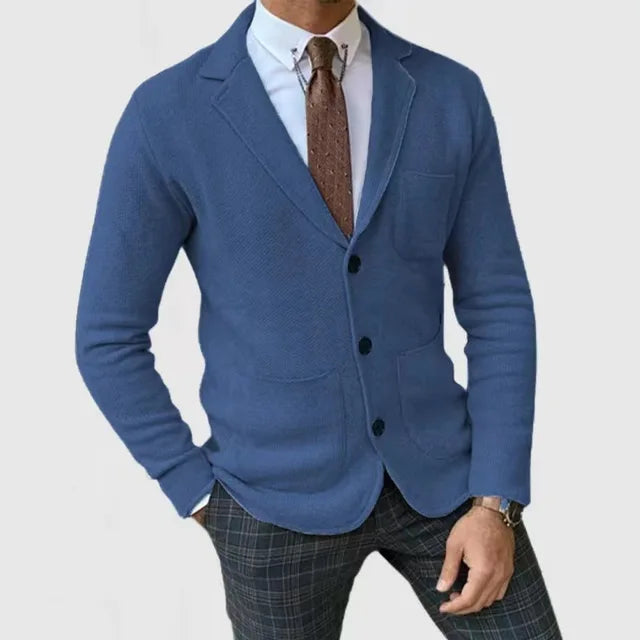 Bren – Casual slim blazer s kapsami