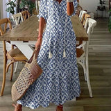 Jana — Elegantní maxi květinové sametové šaty