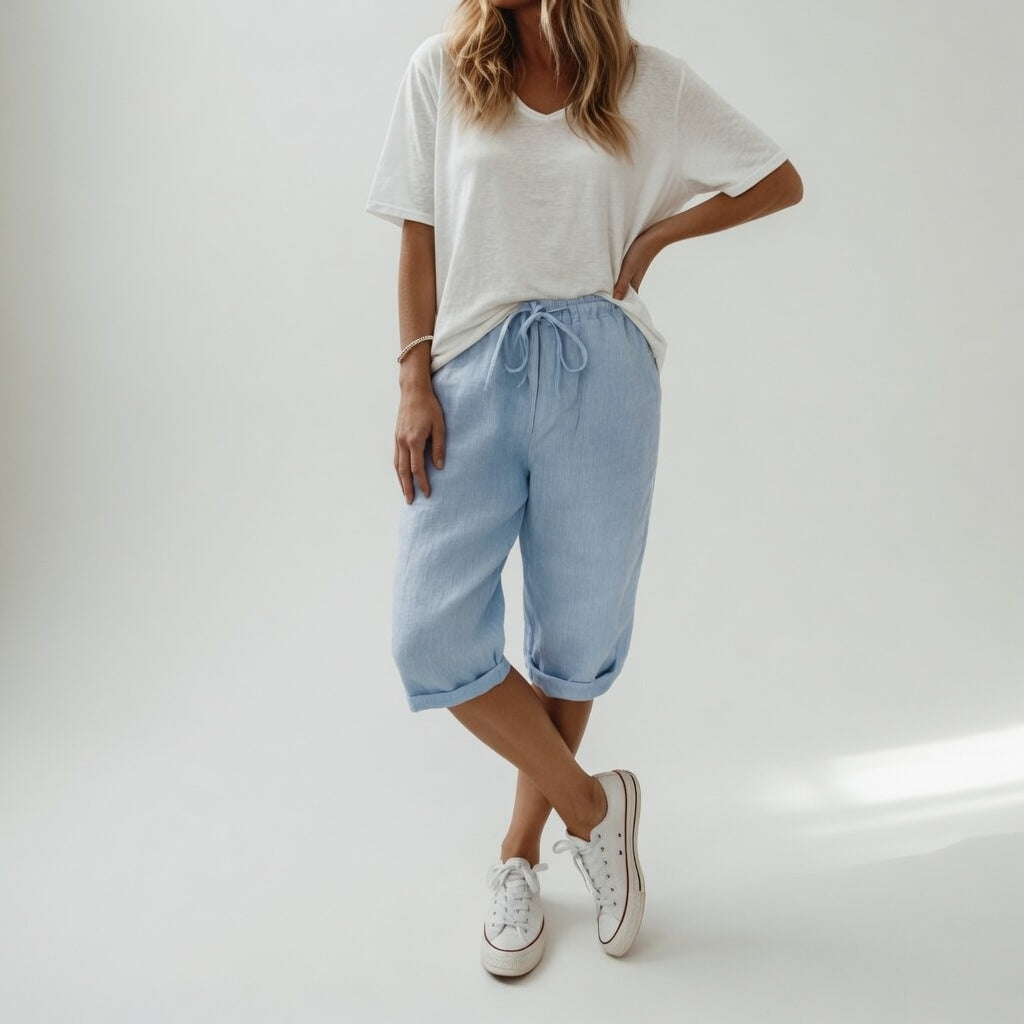 Kateřina - Bermudy ze 100% bavlny, pohodlný letní styl
