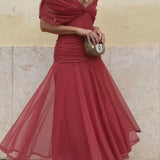 Luana - Elegantní šaty s výstřihem do V