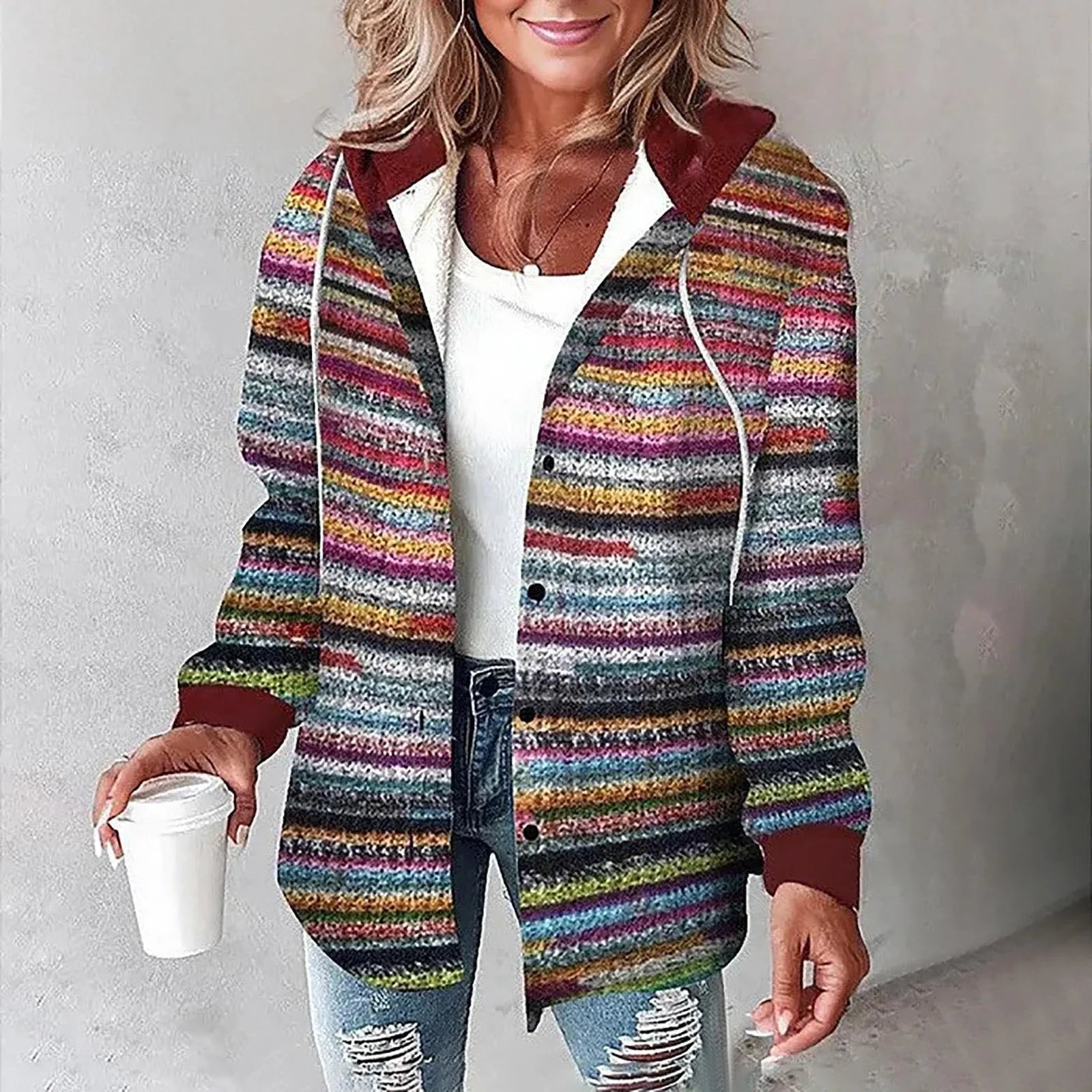 Pavlína | Elegantní a Pohodlná Podzimní Bunda