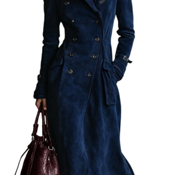 Monika — Dlouhý kabát s nadčasovou elegancí