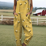 Heidi | Stylový overal s vintage potiskem