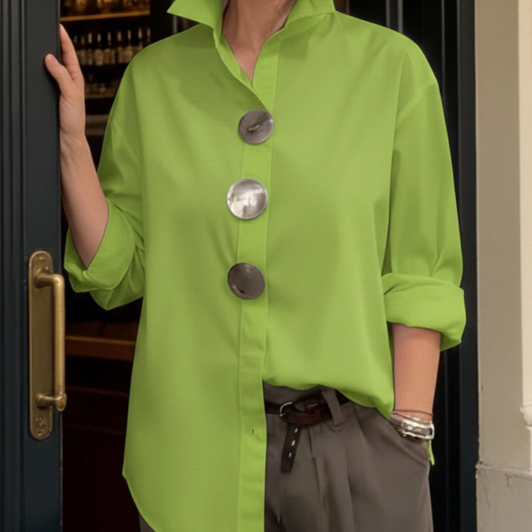 Lucie - Elegantní blůza ze směsi hedvábí a bavlny