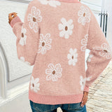 Kristýna - Elegantní nadčasový květinový cardigan