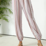 Marta - Etnické grafické boho kalhoty