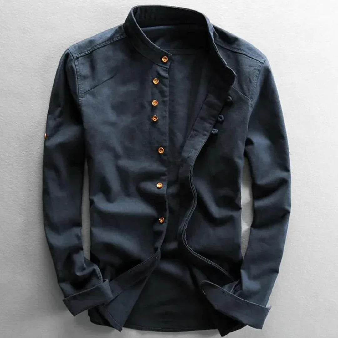 Tobiáš - Japonská stylová košile s minimalistickým designem