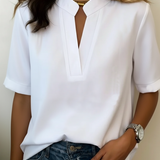 Michaela - Elegantní blůza s rafinovaným límcem
