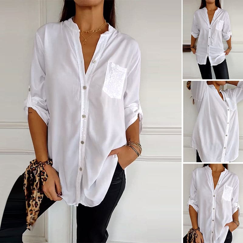Natálie - Elegantní top s jasnými detaily