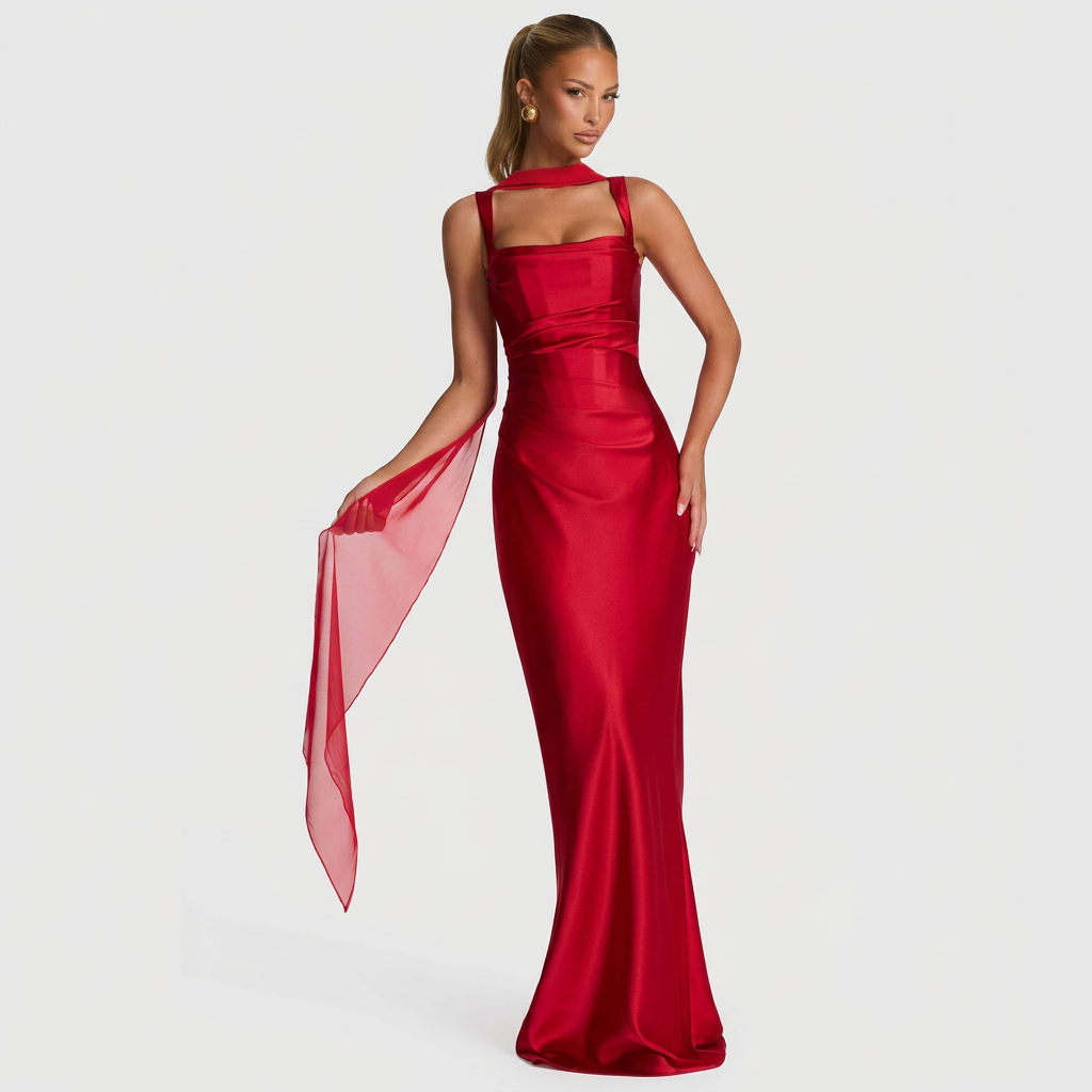 Luana - Elegantní Maxi Šaty