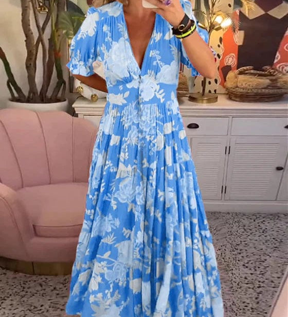 Sicílie — Letní šaty v lehkém a elegantním stylu