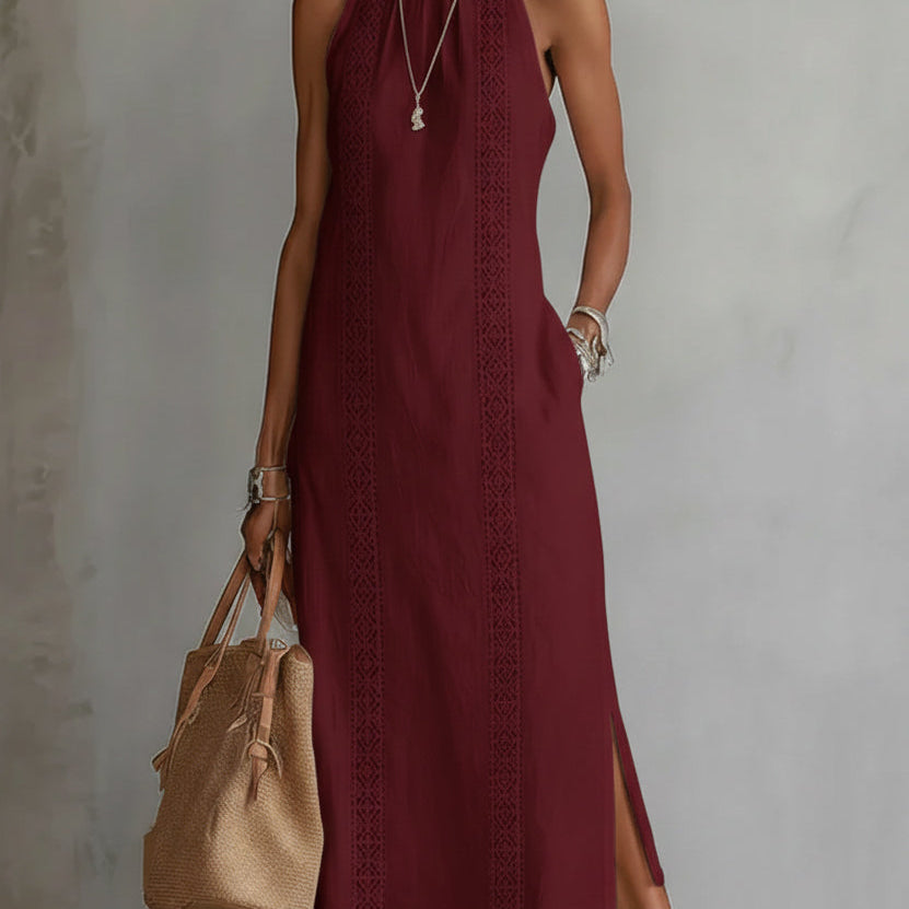 Luminița – Ornamentální Halter Šaty